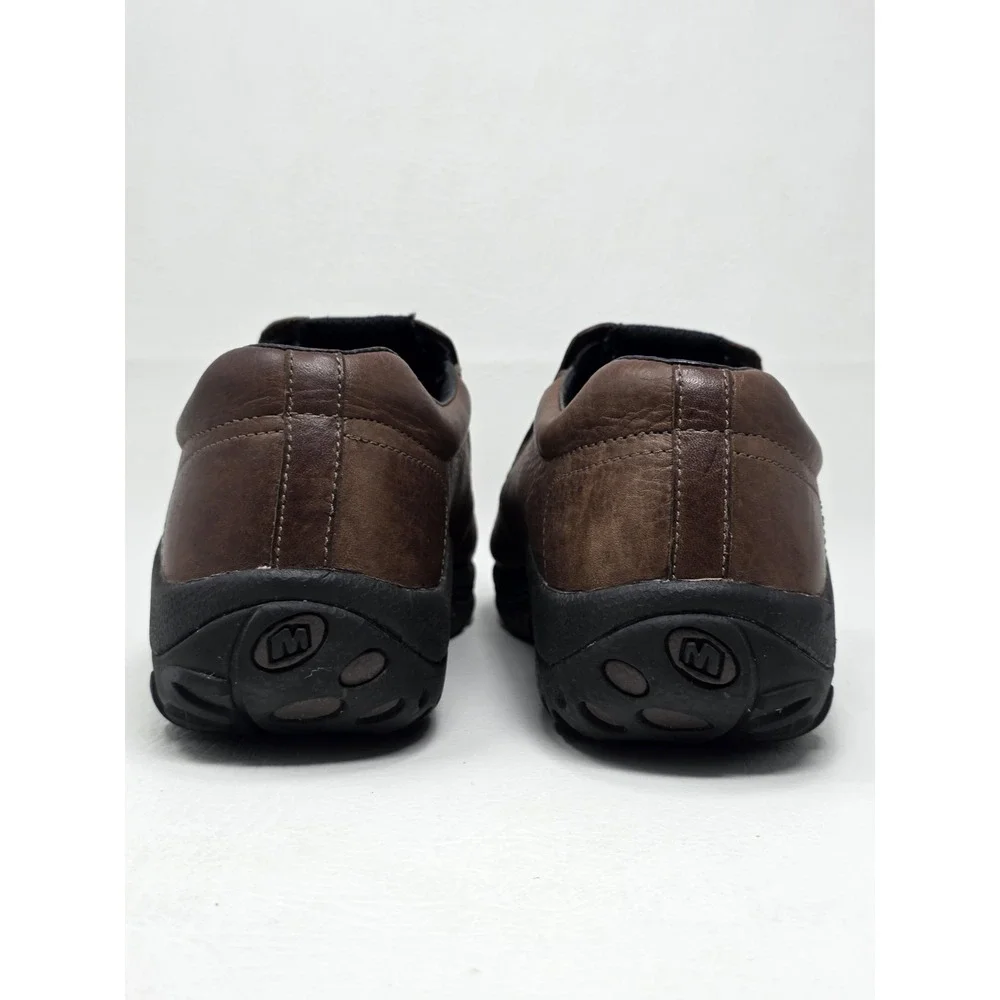 Merrell Jungle Moc Mens Size 12 US Brown Leather Slip On Loafer Shoes J63883
